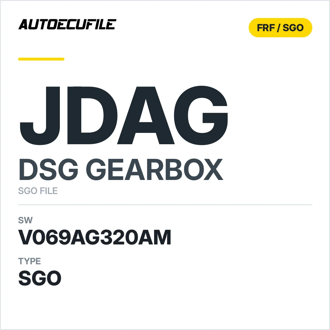 v069AG320AM   getriebe DSG jDAG sw SGO FILE