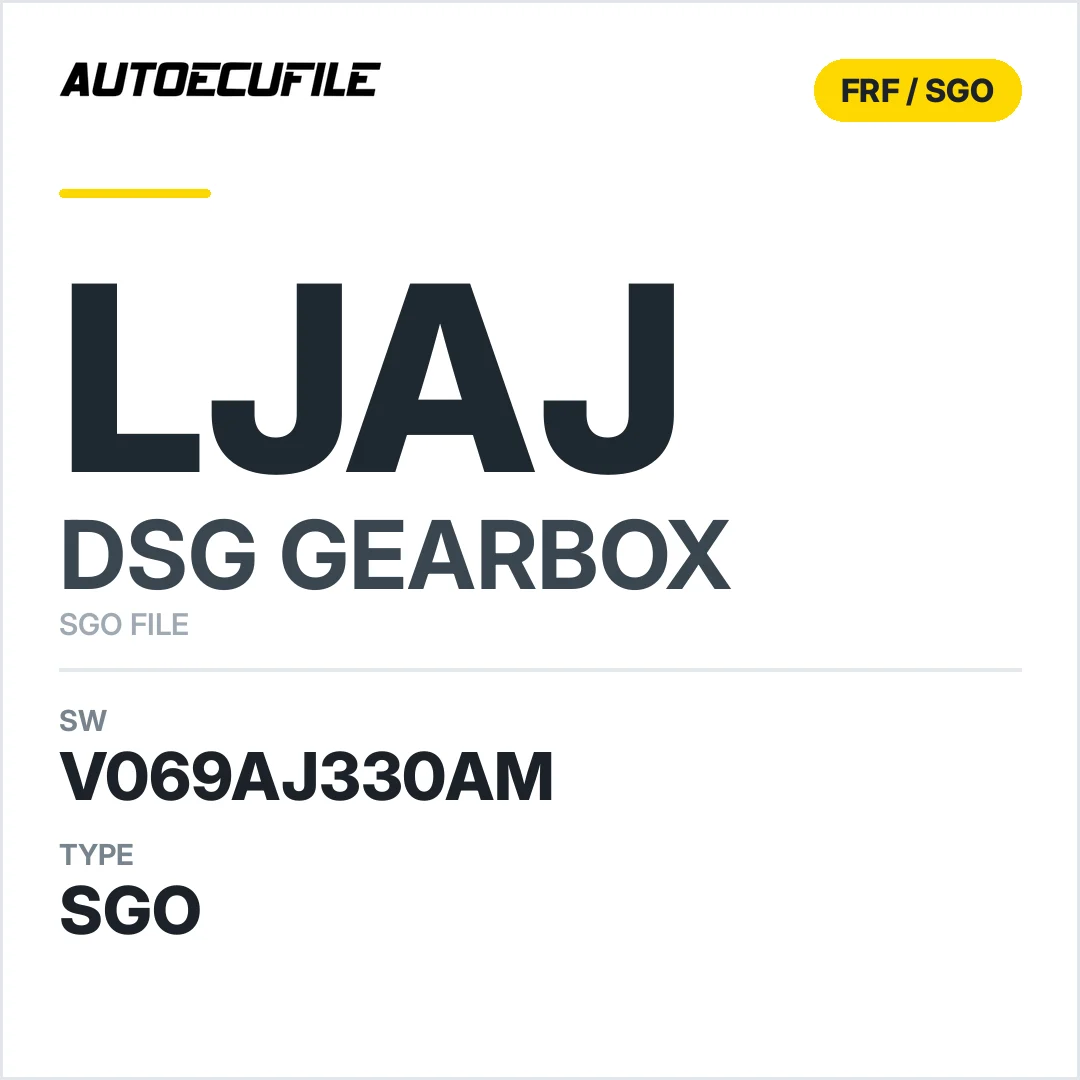v069AJ330AM   getriebe DSG LJAJ sw SGO FILE