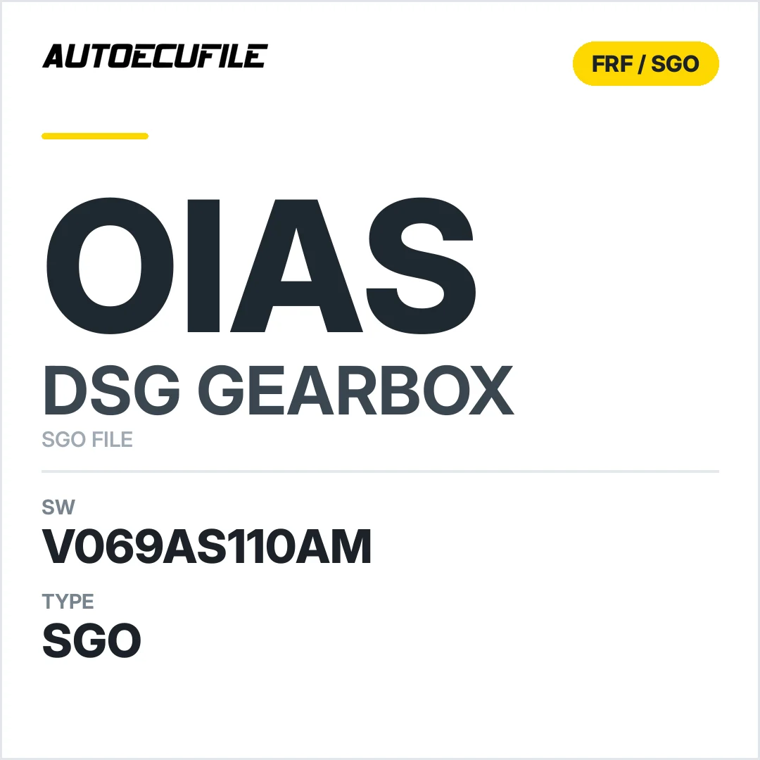 v069AS110AM   getriebe DSG OIAS sw SGO FILE