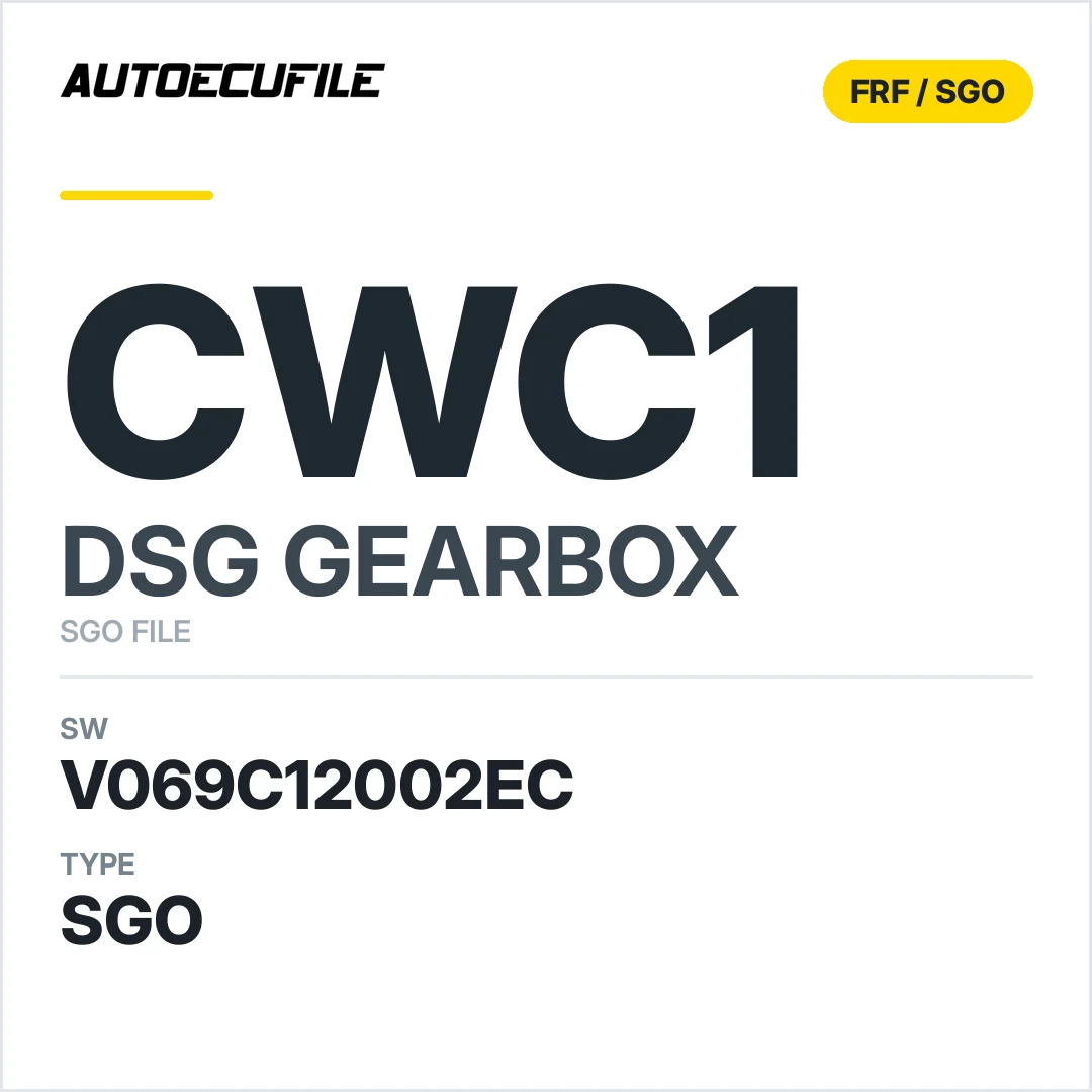 v069C12002ec  getriebe DSG CWC1 sw SGO FILE