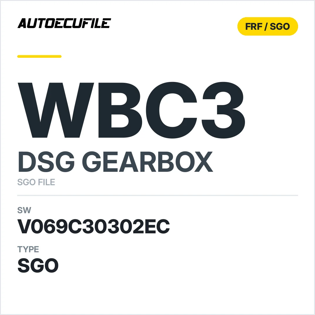 v069C30302ec  getriebe DSG WbC3 sw SGO FILE