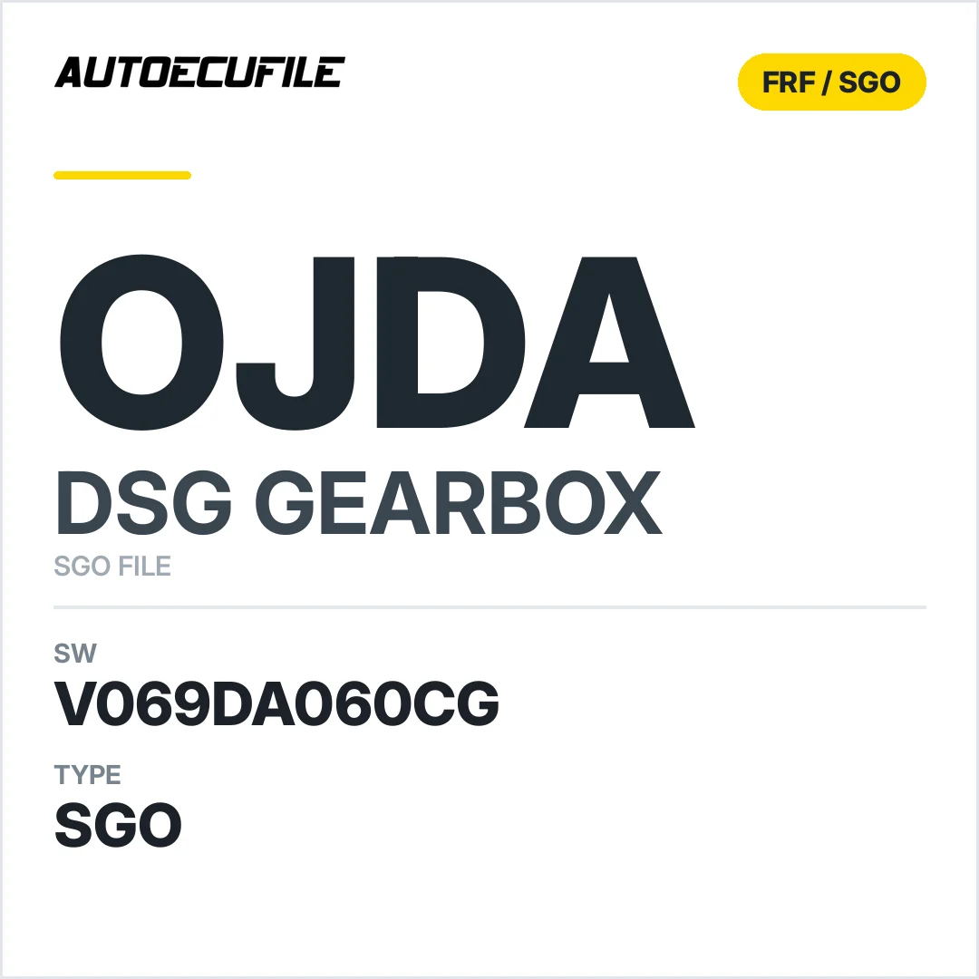 v069DA060CG   getriebe DSG OJDA sw SGO FILE