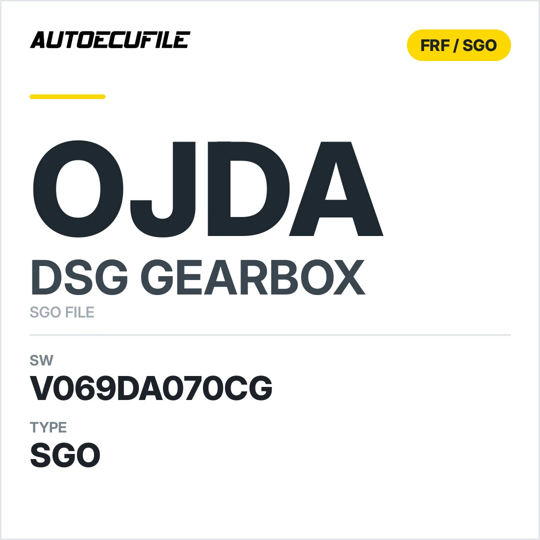 v069DA070CG   getriebe DSG OJDA sw SGO FILE