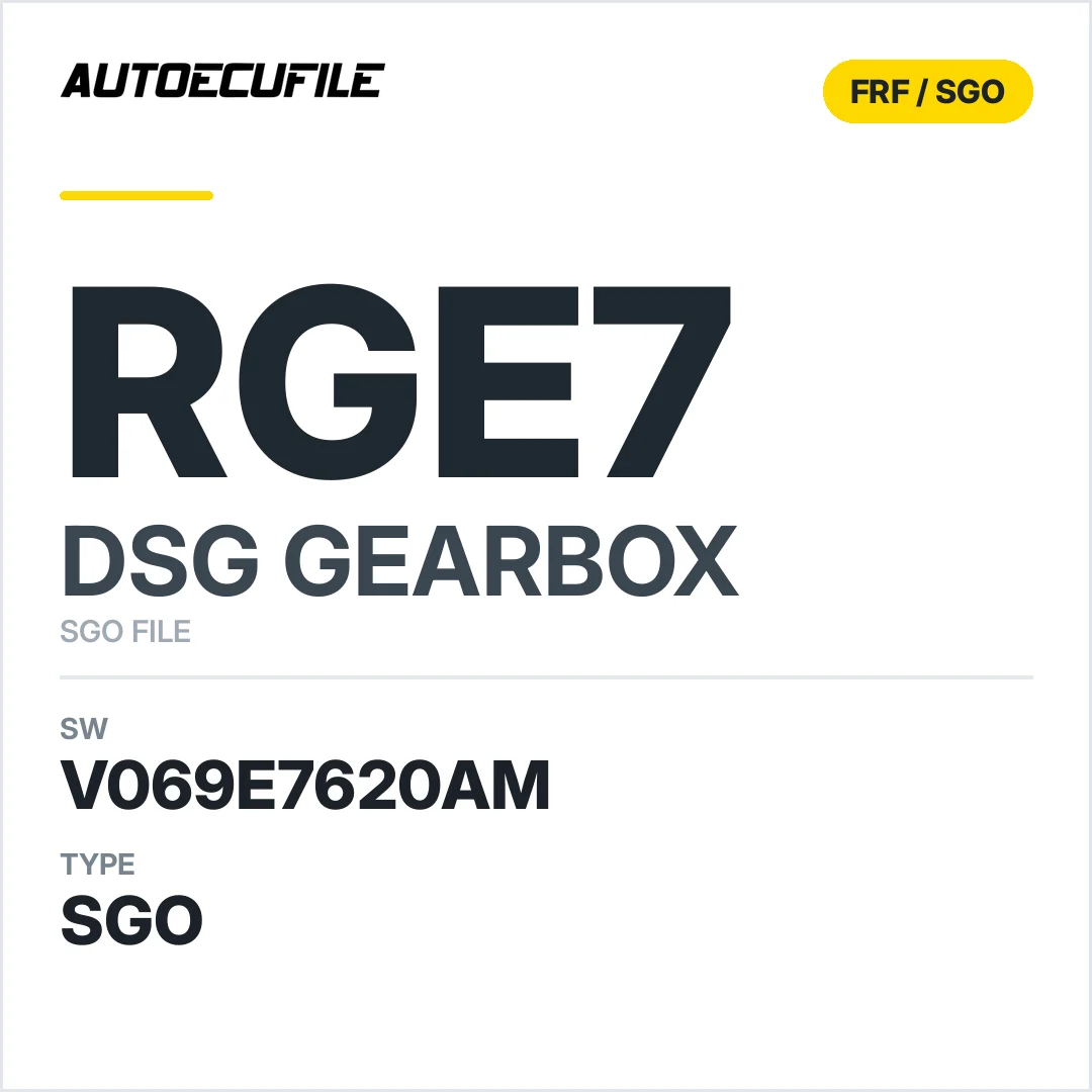 v069E7620AM   getriebe DSG RgE7 sw SGO FILE
