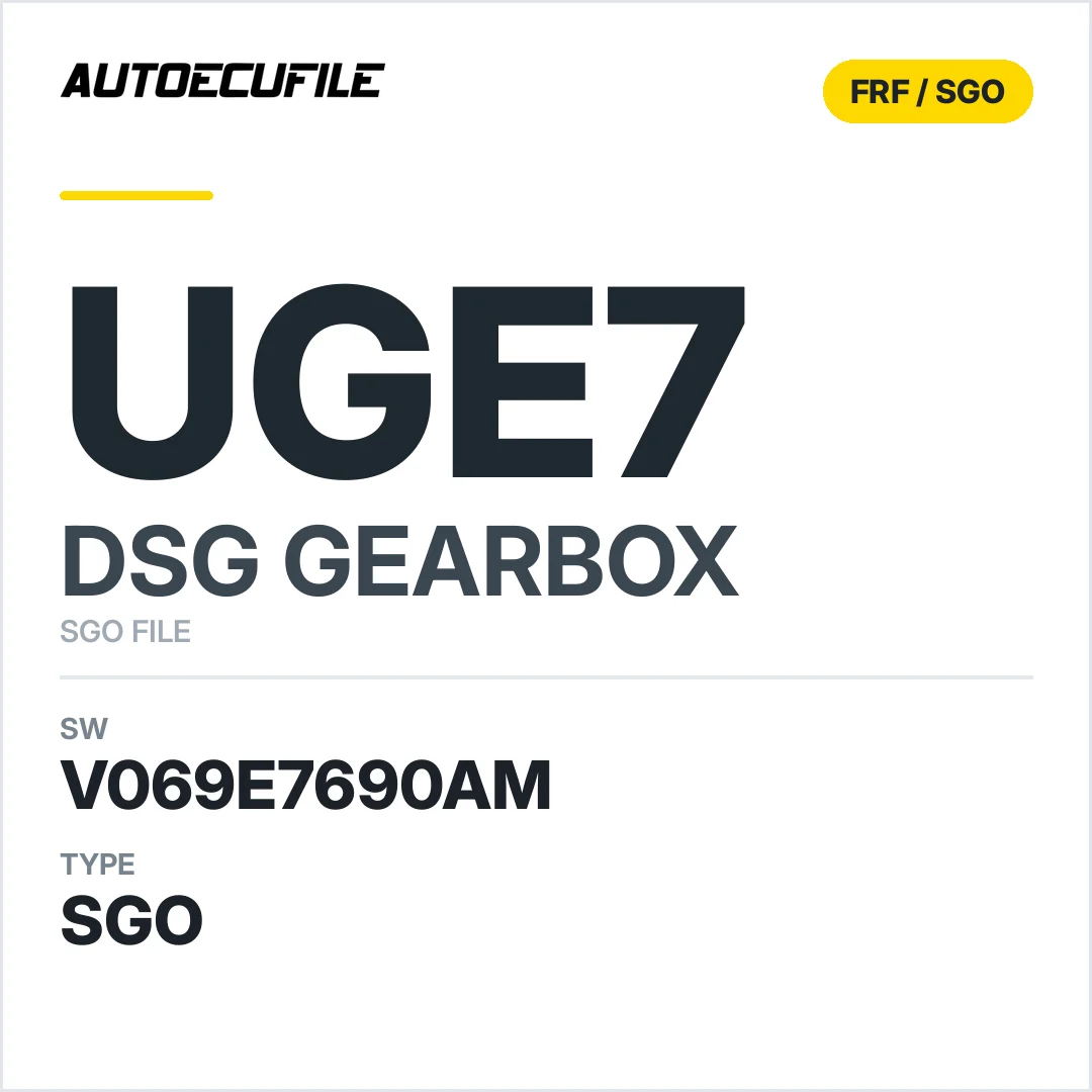 v069E7690AM   getriebe DSG UgE7 sw SGO FILE