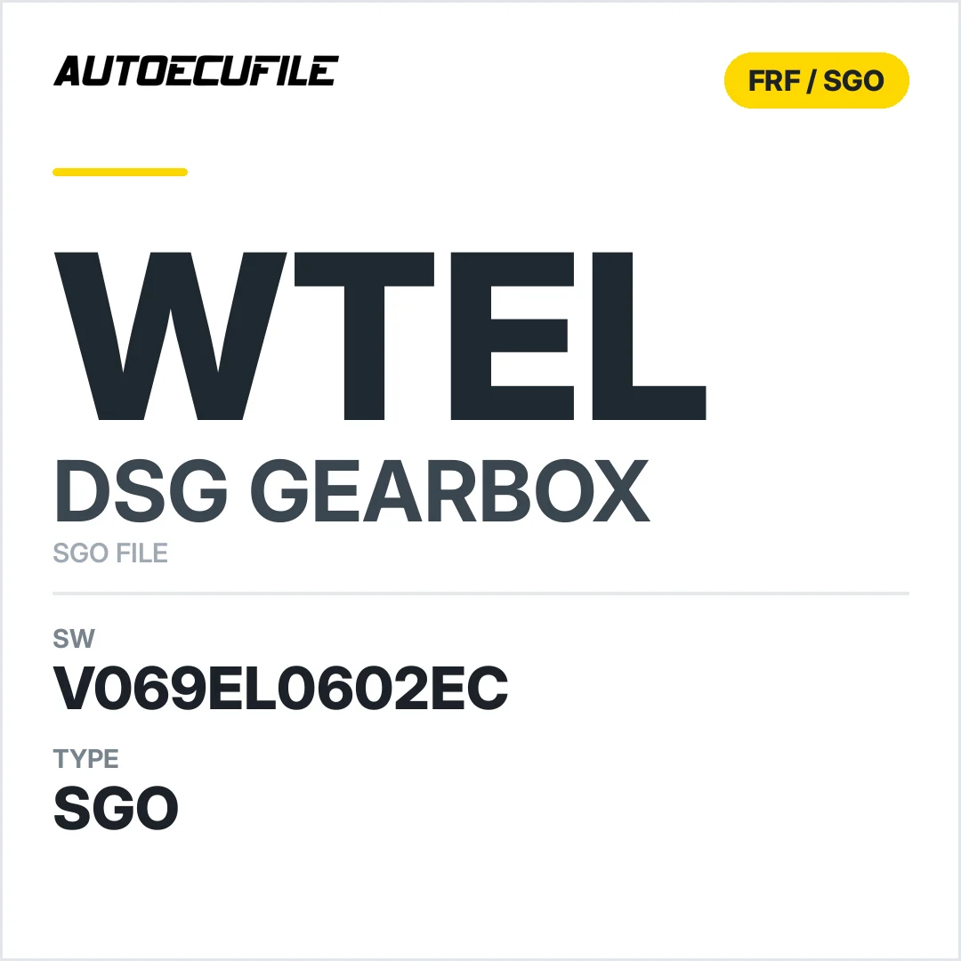 v069EL0602ec  getriebe DSG WTEL sw SGO FILE