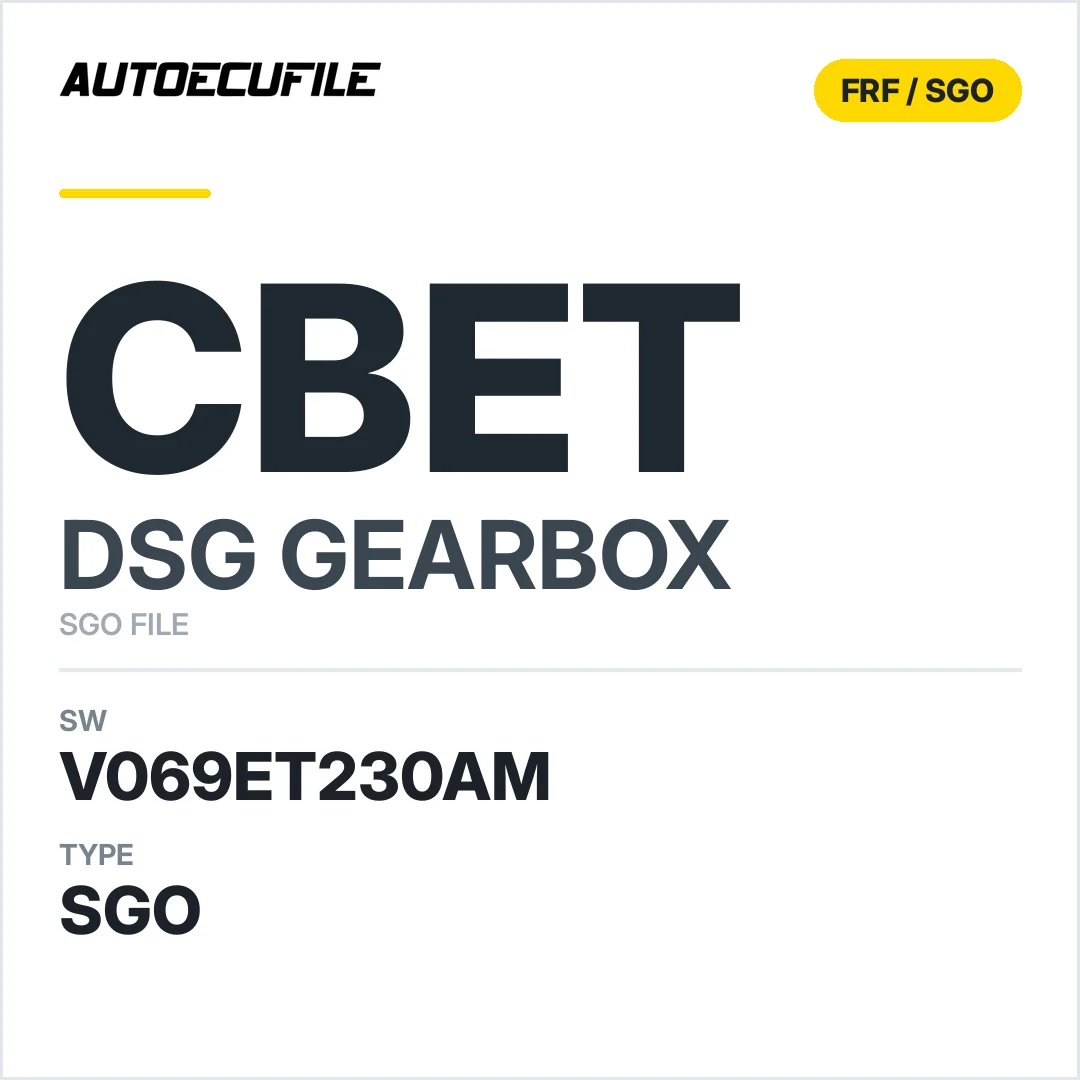 v069ET230AM   getriebe DSG cbET sw SGO FILE