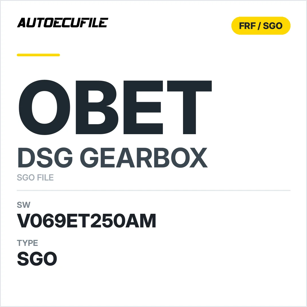 v069ET250AM   getriebe DSG ObET sw SGO FILE