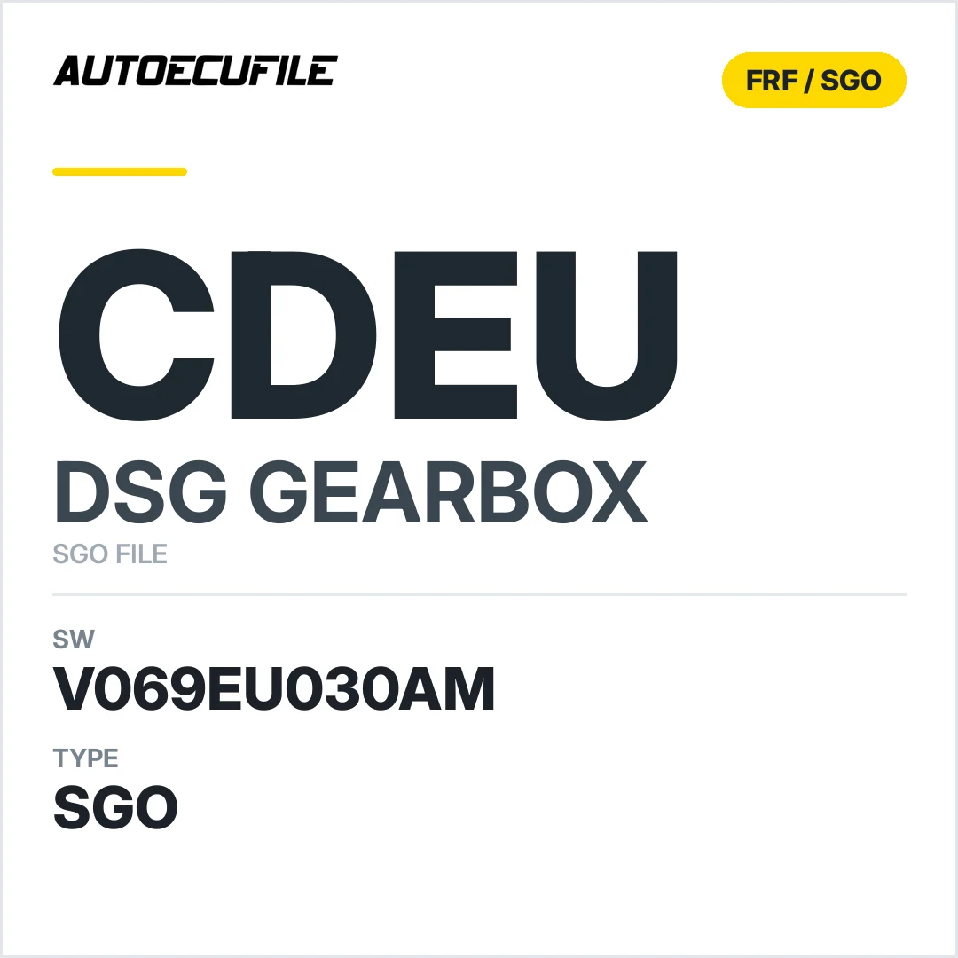 v069EU030AM   getriebe DSG cDEU sw SGO FILE