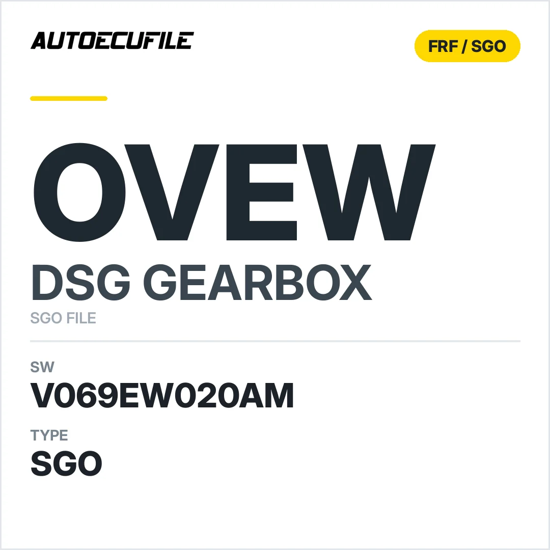 v069EW020AM   getriebe DSG OVEW sw SGO FILE