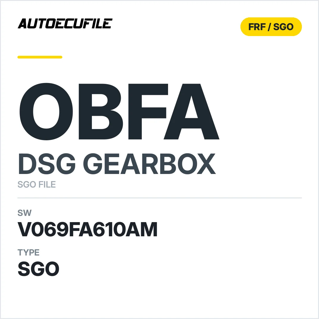 v069FA610AM   getriebe DSG ObFA sw SGO FILE