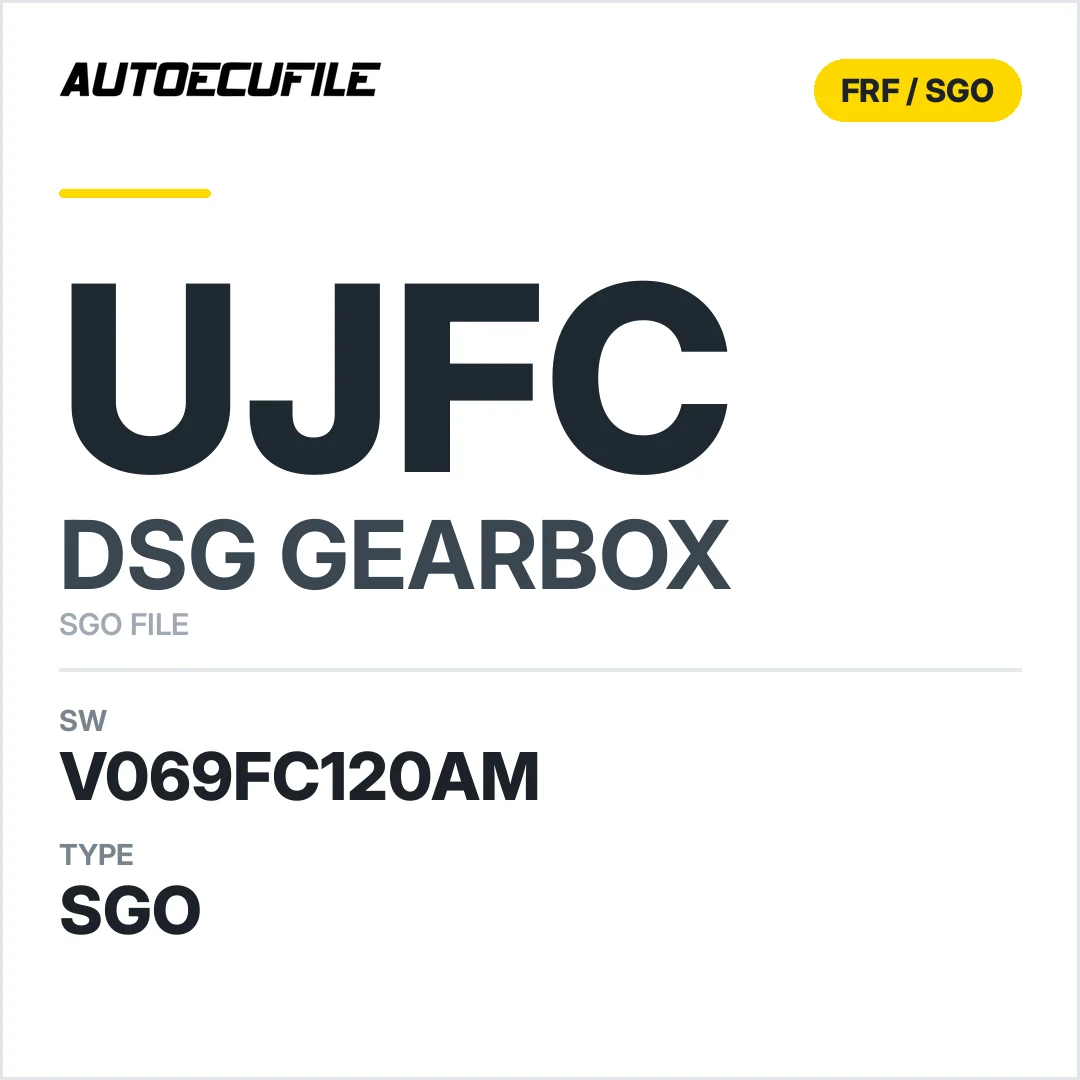 v069FC120AM   getriebe DSG UJFC sw SGO FILE