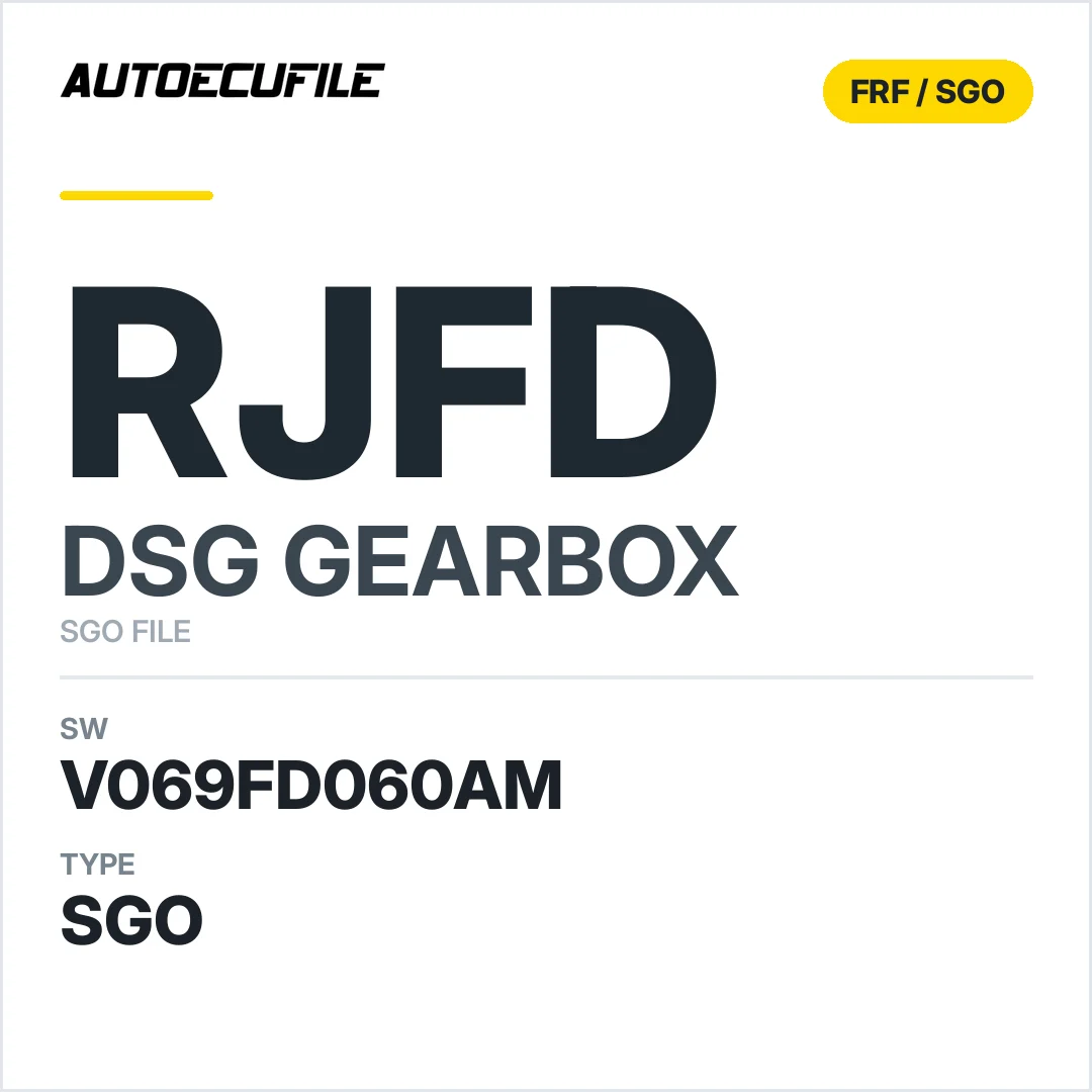 v069FD060AM   getriebe DSG rJFD sw SGO FILE