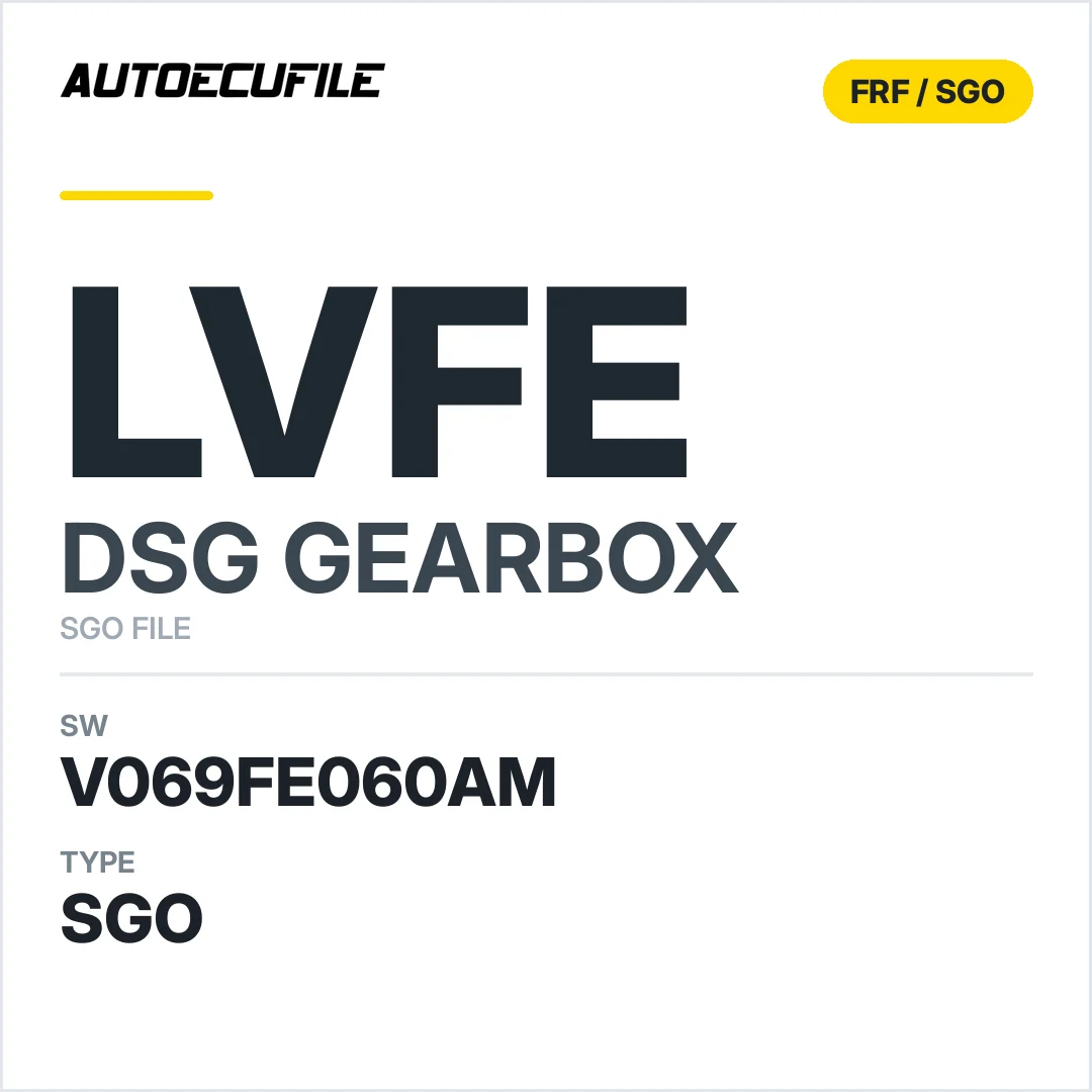 v069FE060AM   getriebe DSG LVFE sw SGO FILE