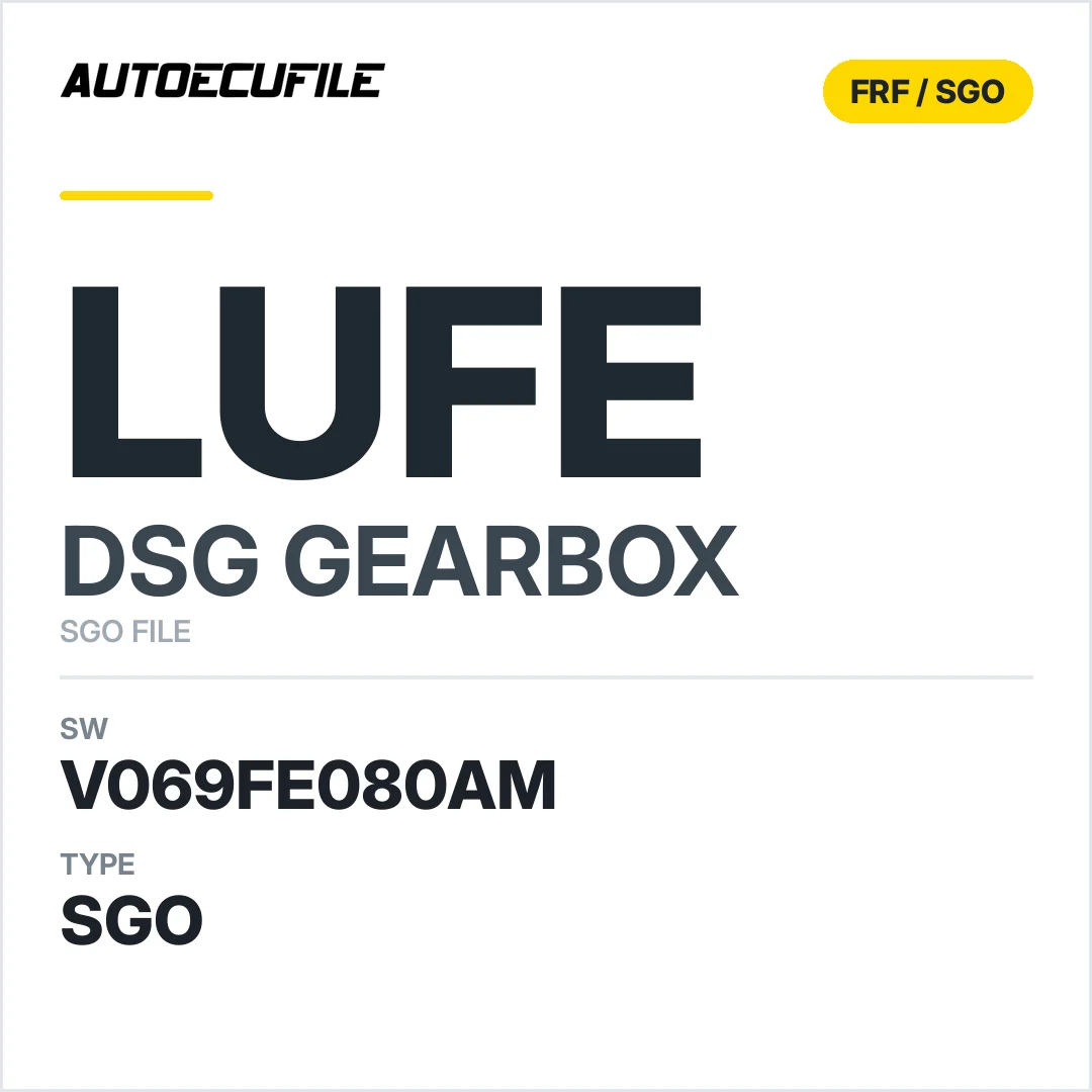 v069FE080AM   getriebe DSG LUFE sw SGO FILE