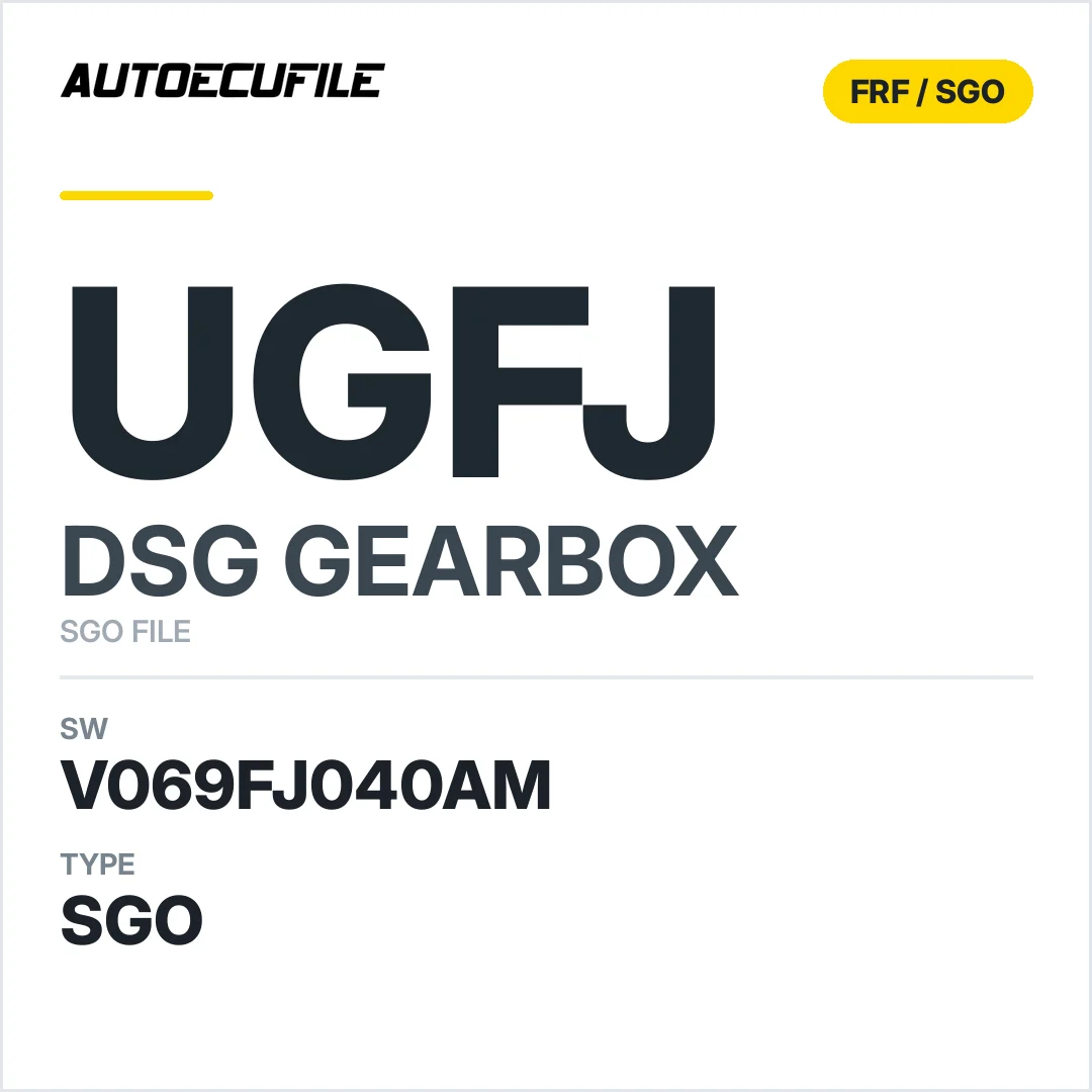 v069FJ040AM   getriebe DSG UgFJ sw SGO FILE