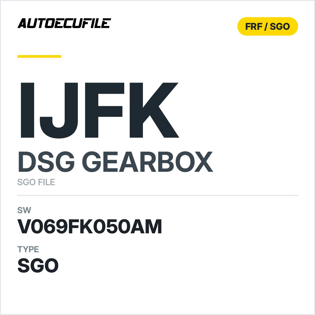 v069FK050AM   getriebe DSG IJFK sw SGO FILE