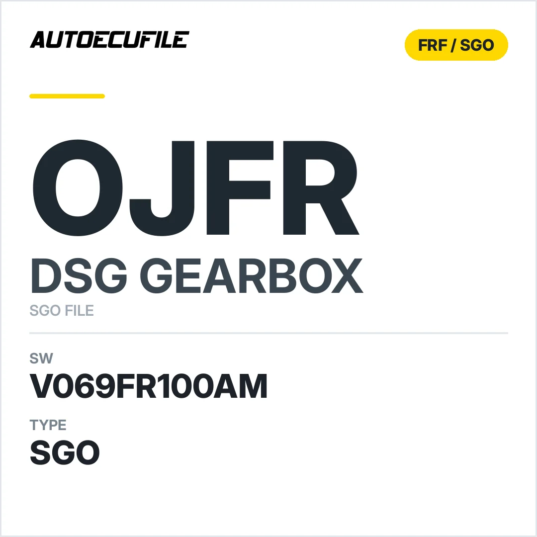 v069FR100AM   getriebe DSG OJFR sw SGO FILE