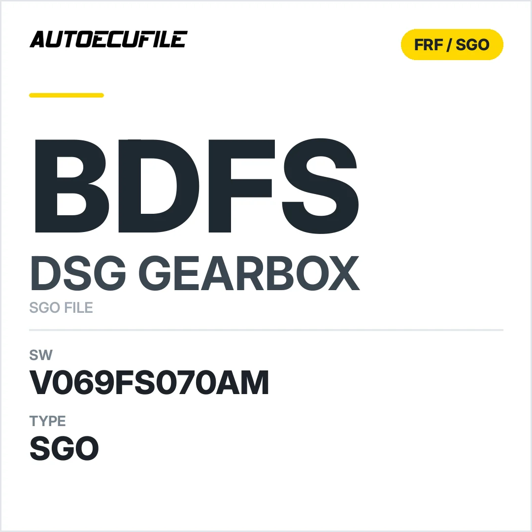 v069FS070AM   getriebe DSG bDFS sw SGO FILE