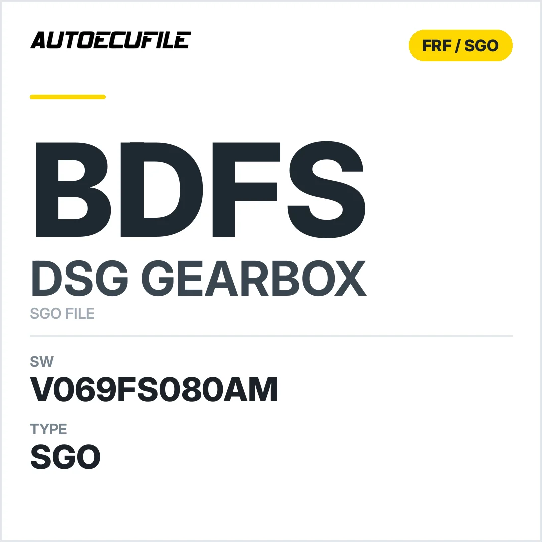 v069FS080AM   getriebe DSG bDFS sw SGO FILE
