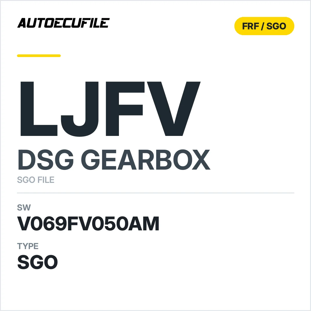 v069FV050AM   getriebe DSG LJFV sw SGO FILE
