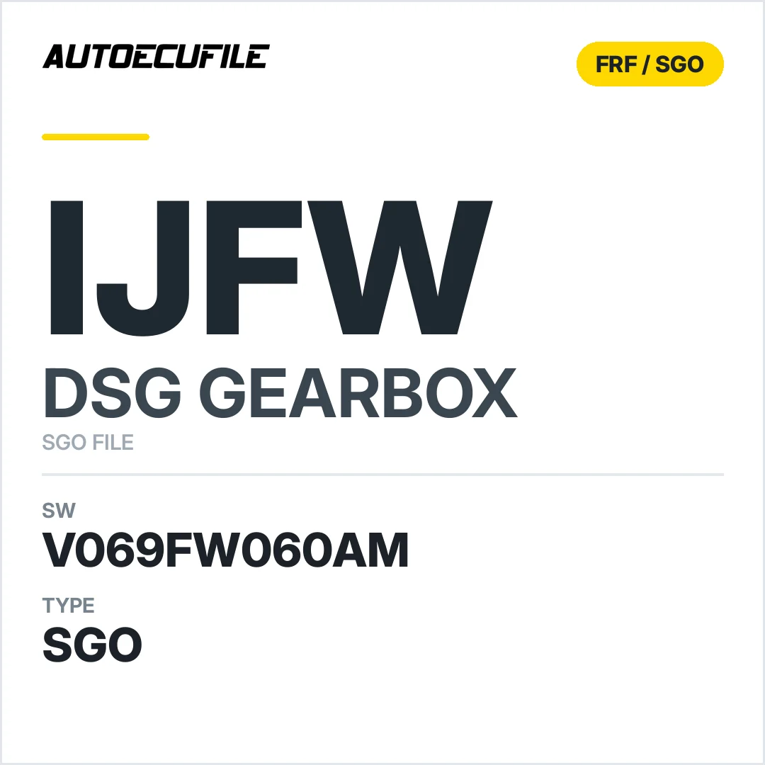 v069FW060AM   getriebe DSG IJFW sw SGO FILE