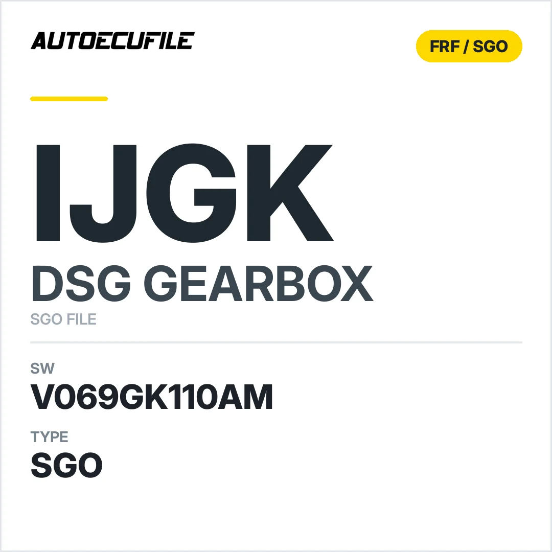 v069GK110AM   getriebe DSG IJGK sw SGO FILE