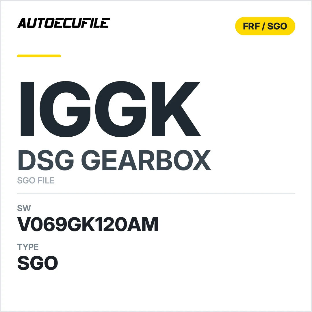 v069GK120AM   getriebe DSG IgGK sw SGO FILE