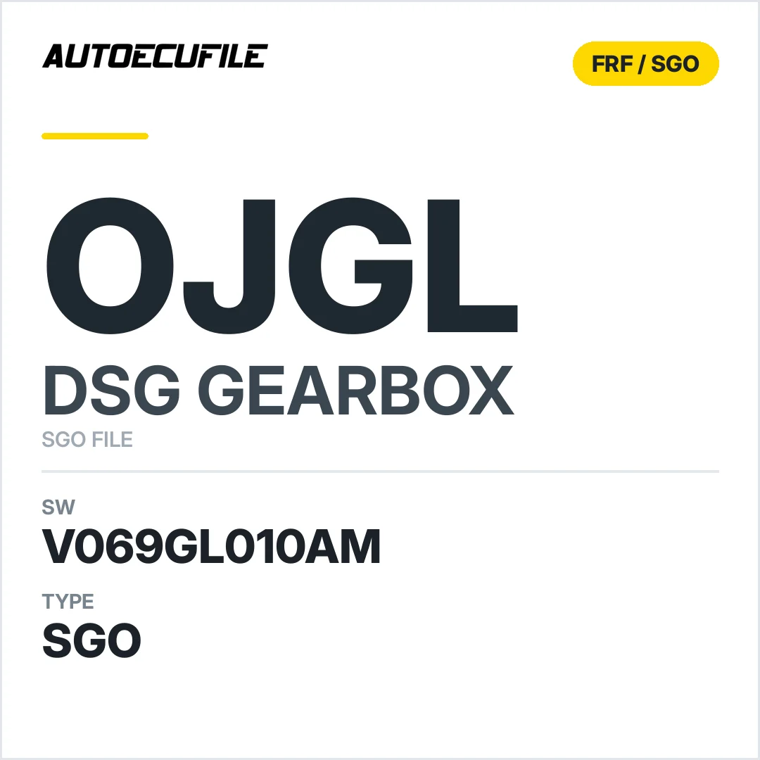 v069GL010AM   getriebe DSG OJGL sw SGO FILE