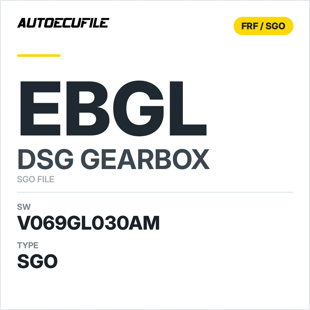 v069GL030AM   getriebe DSG EbGL sw SGO FILE
