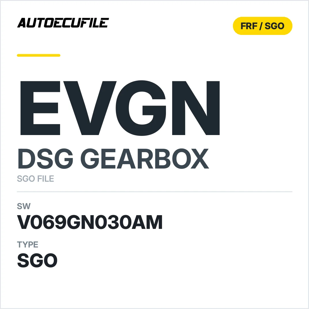 v069GN030AM   getriebe DSG EVGN sw SGO FILE