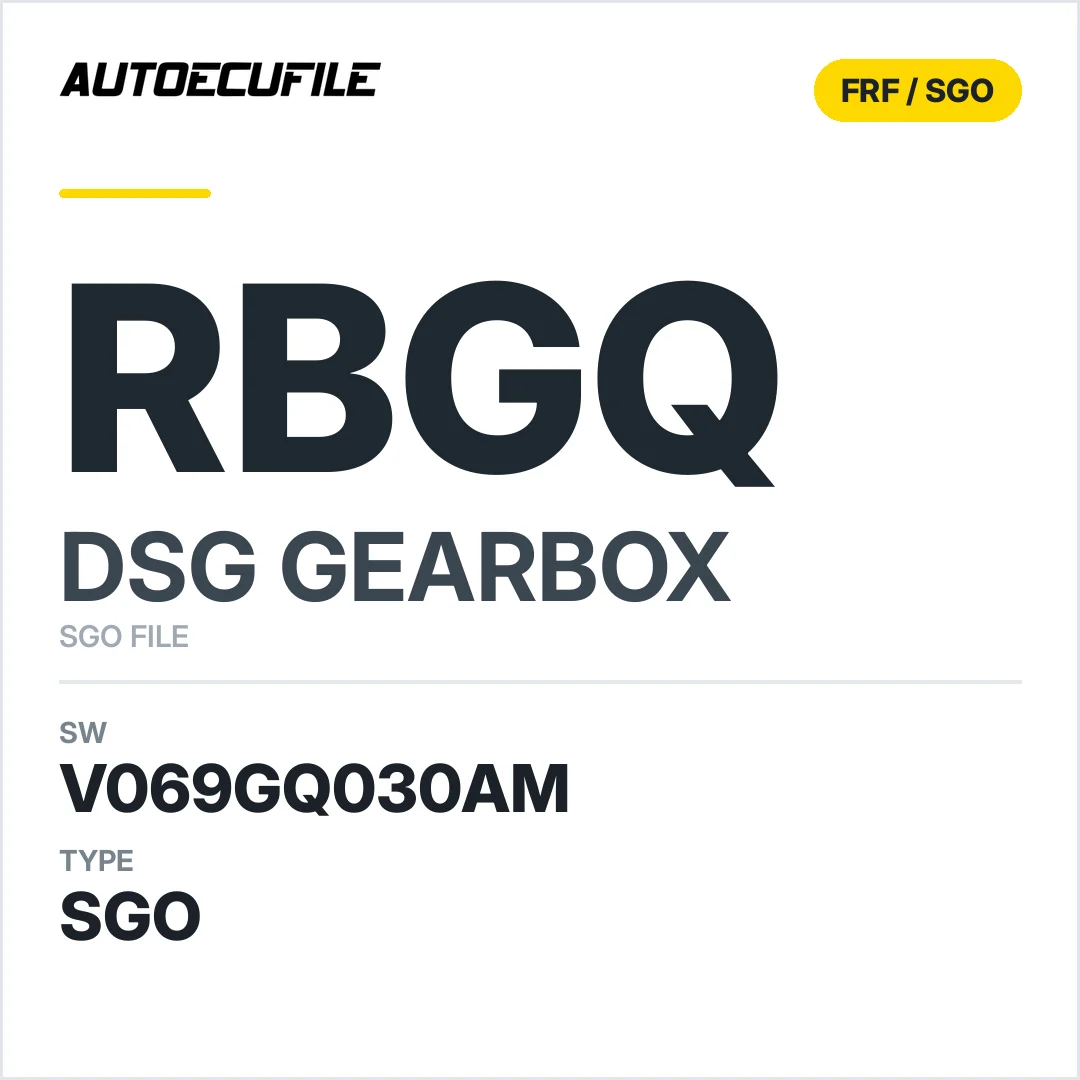 v069GQ030AM   getriebe DSG rBGQ sw SGO FILE