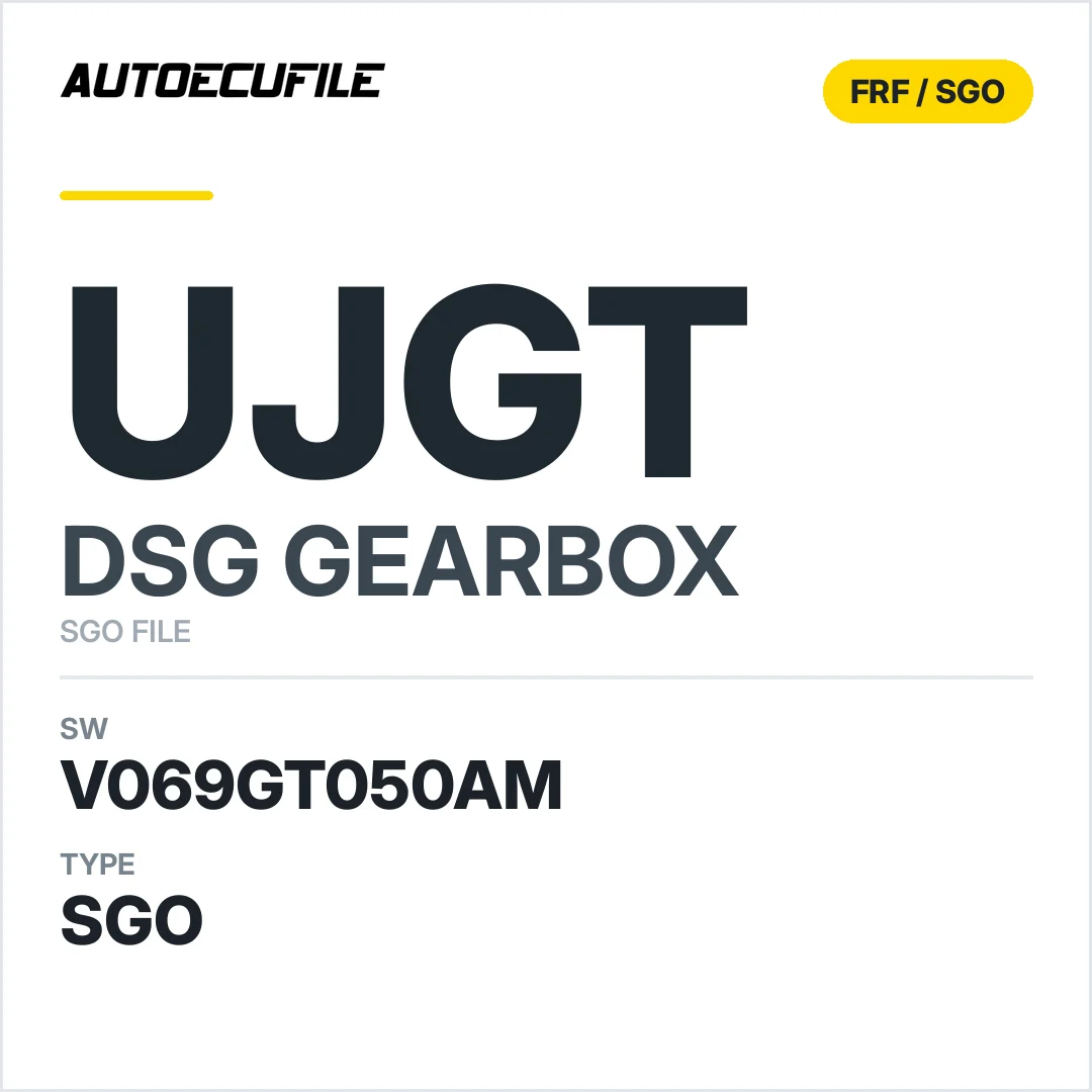 v069GT050AM   getriebe DSG UJGT sw SGO FILE
