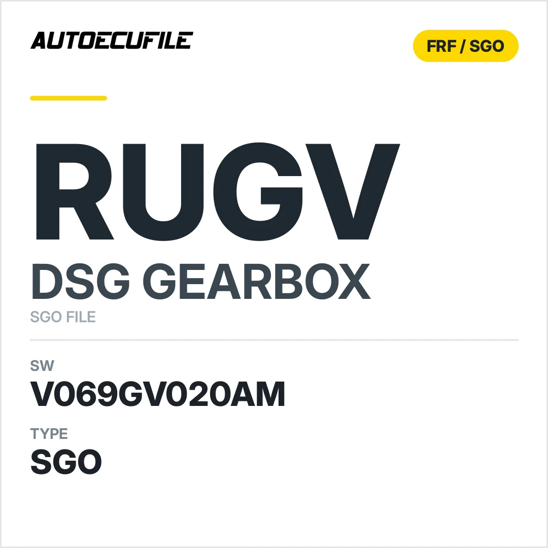 v069GV020AM   getriebe DSG rUGV sw SGO FILE