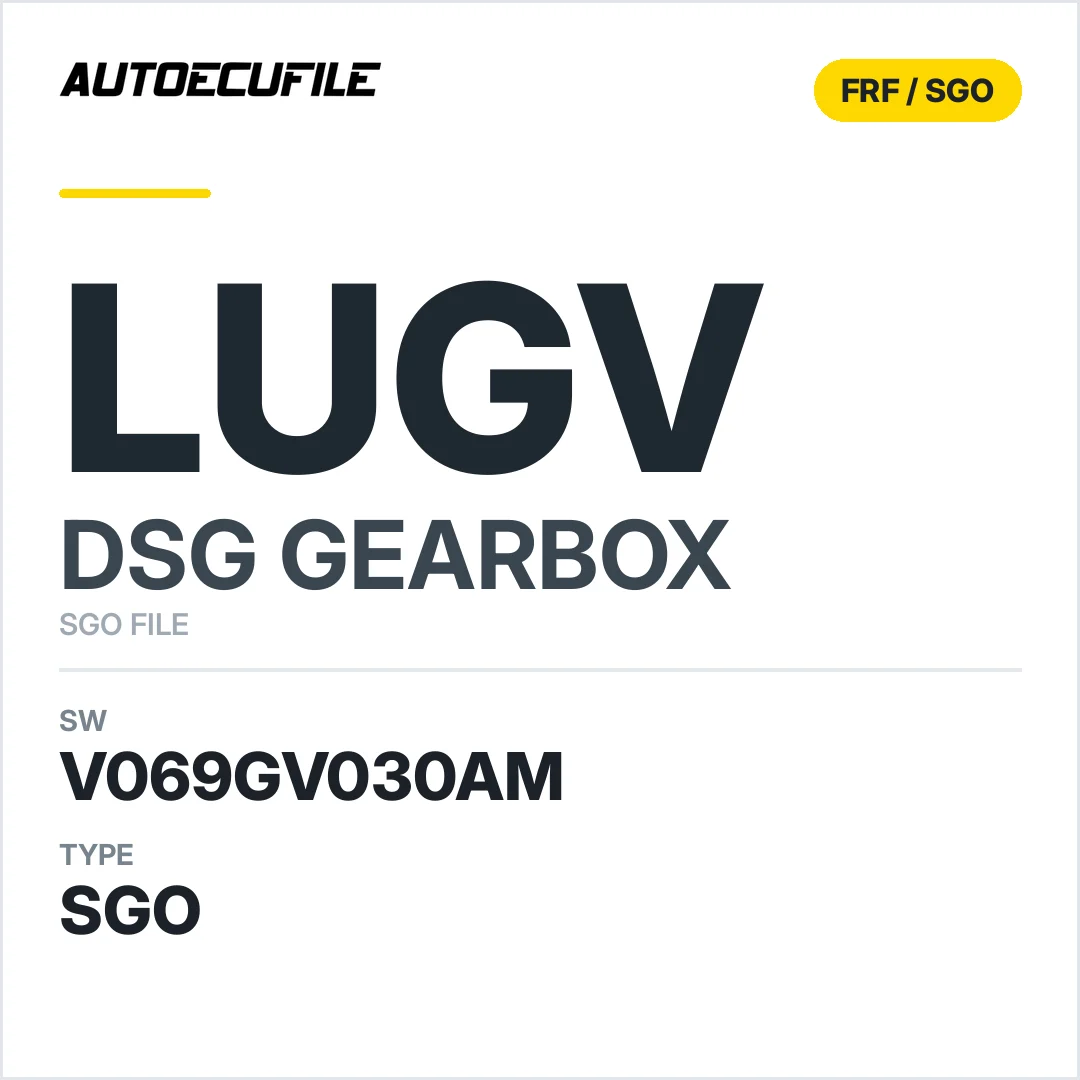 v069GV030AM   getriebe DSG LUGV sw SGO FILE