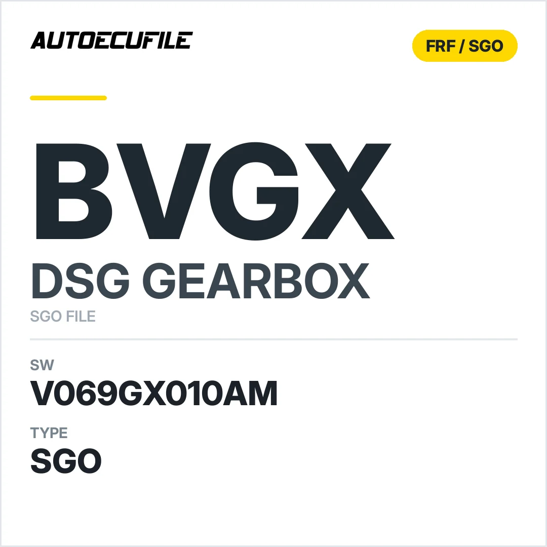 v069GX010AM   getriebe DSG BVGX sw SGO FILE