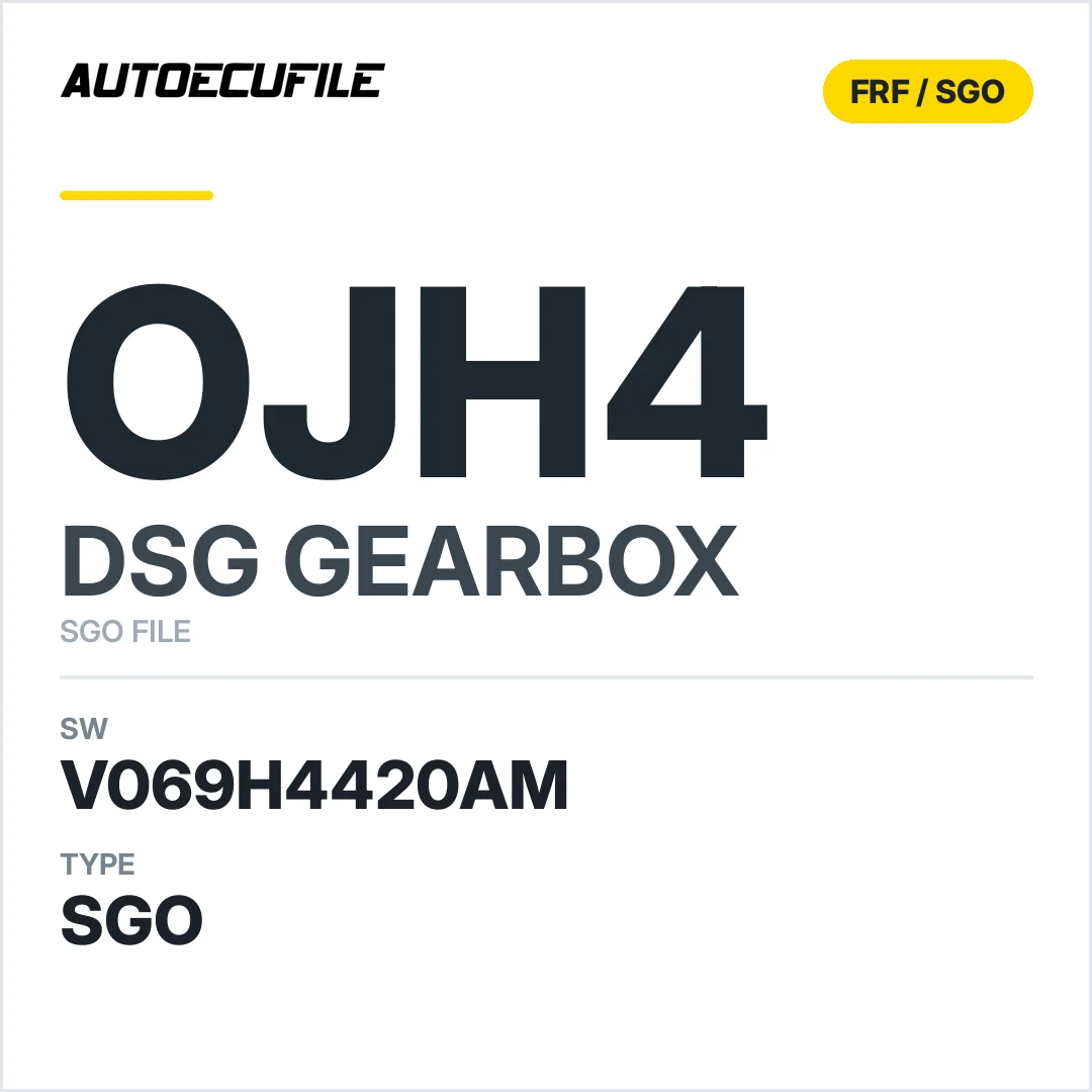 v069H4420AM   getriebe DSG OJH4 sw SGO FILE