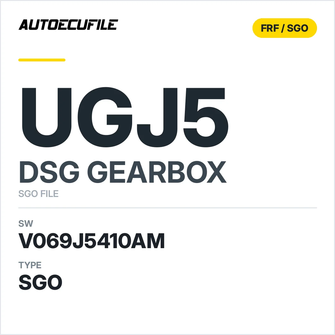 v069J5410AM   getriebe DSG UgJ5 sw SGO FILE