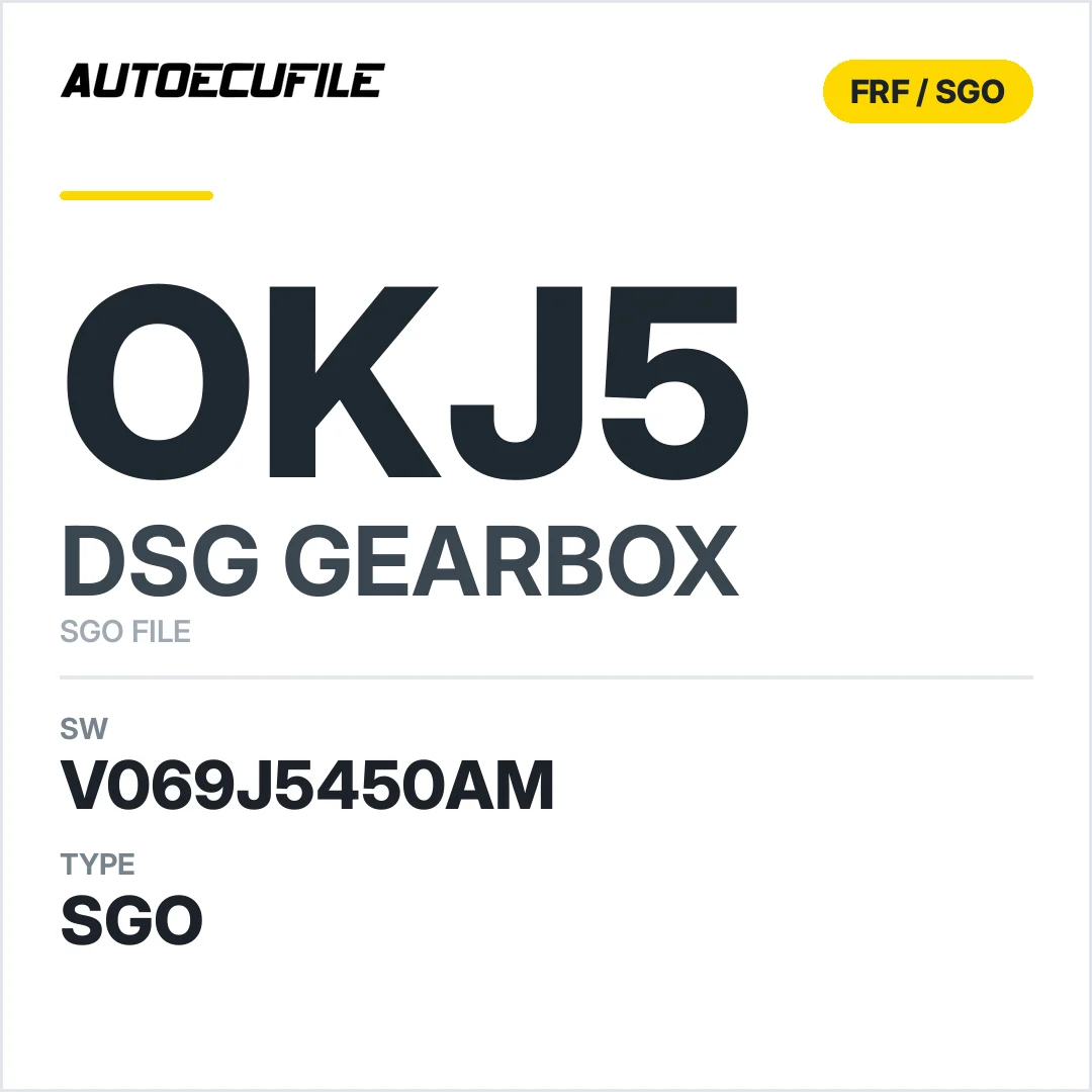 v069J5450AM   getriebe DSG OkJ5 sw SGO FILE