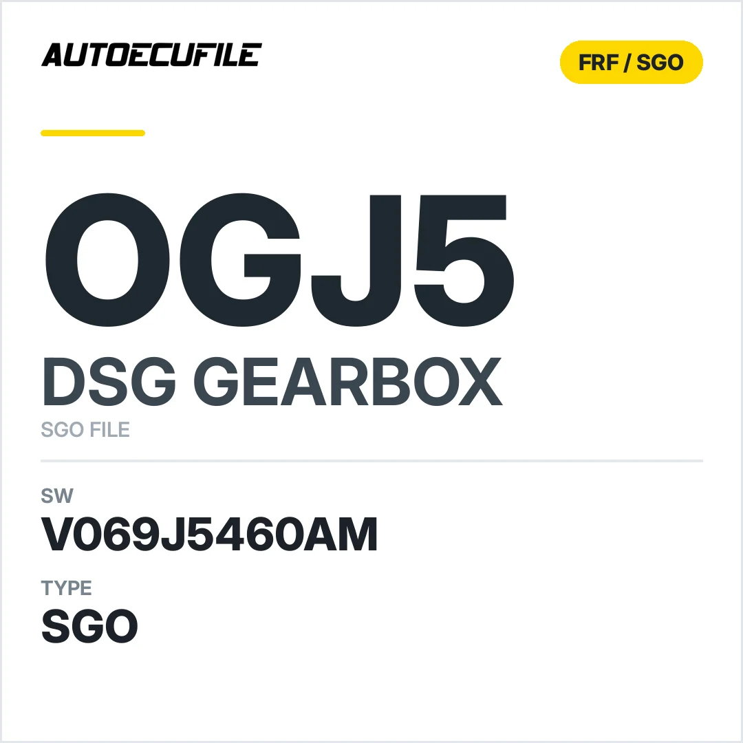 v069J5460AM   getriebe DSG OgJ5 sw SGO FILE