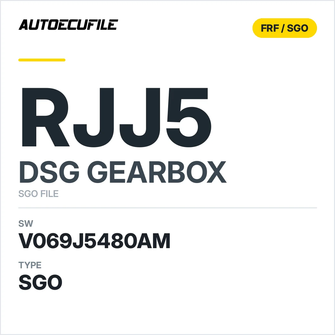 v069J5480AM   getriebe DSG RJJ5 sw SGO FILE