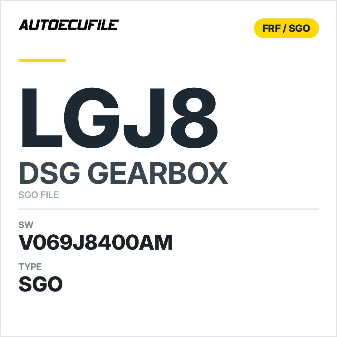 v069J8400AM   getriebe DSG LgJ8 sw SGO FILE