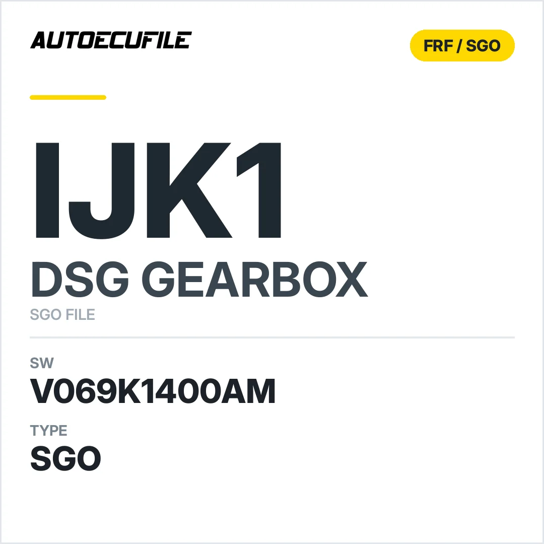 v069K1400AM   getriebe DSG IJK1 sw SGO FILE