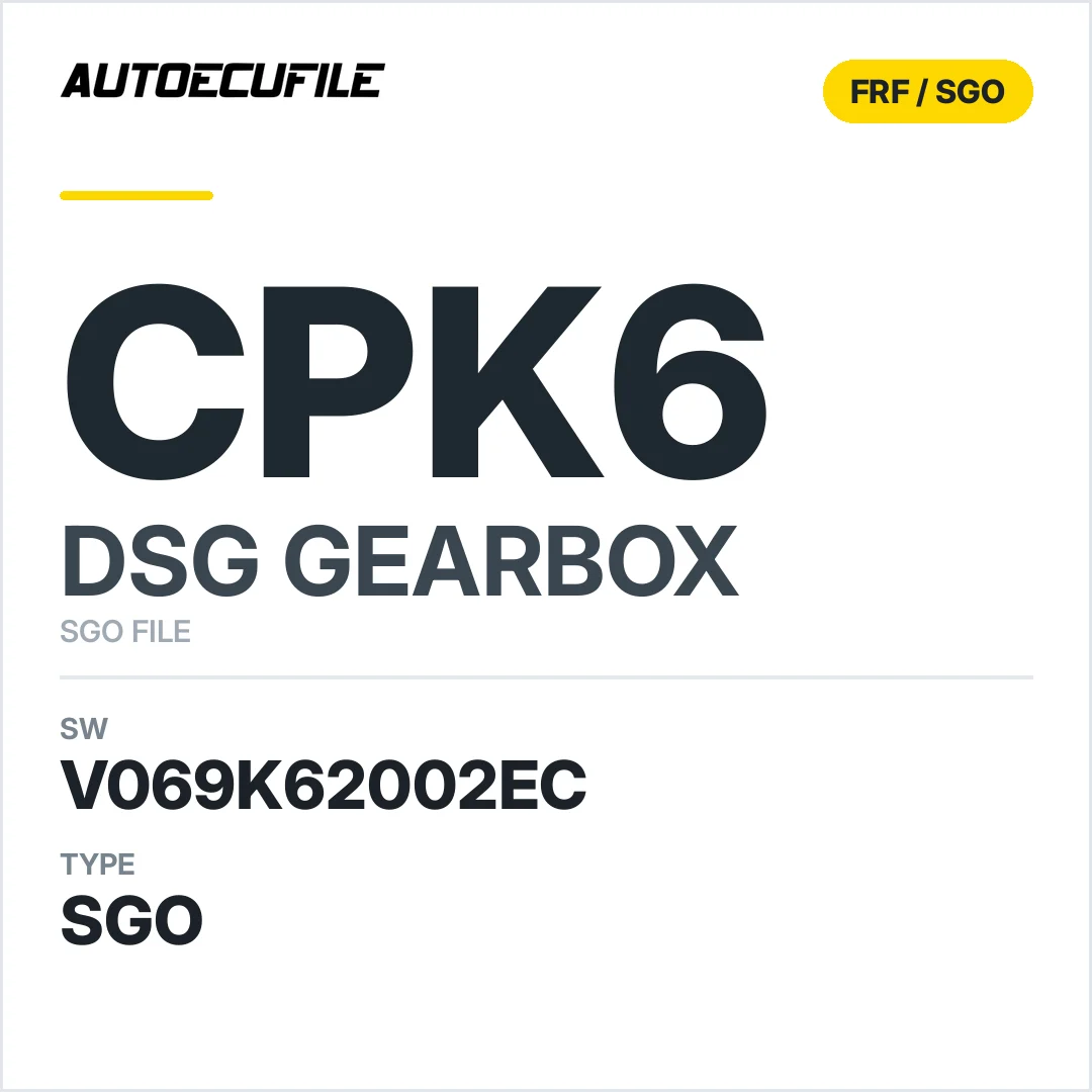 v069K62002ec  getriebe DSG cPK6 sw SGO FILE