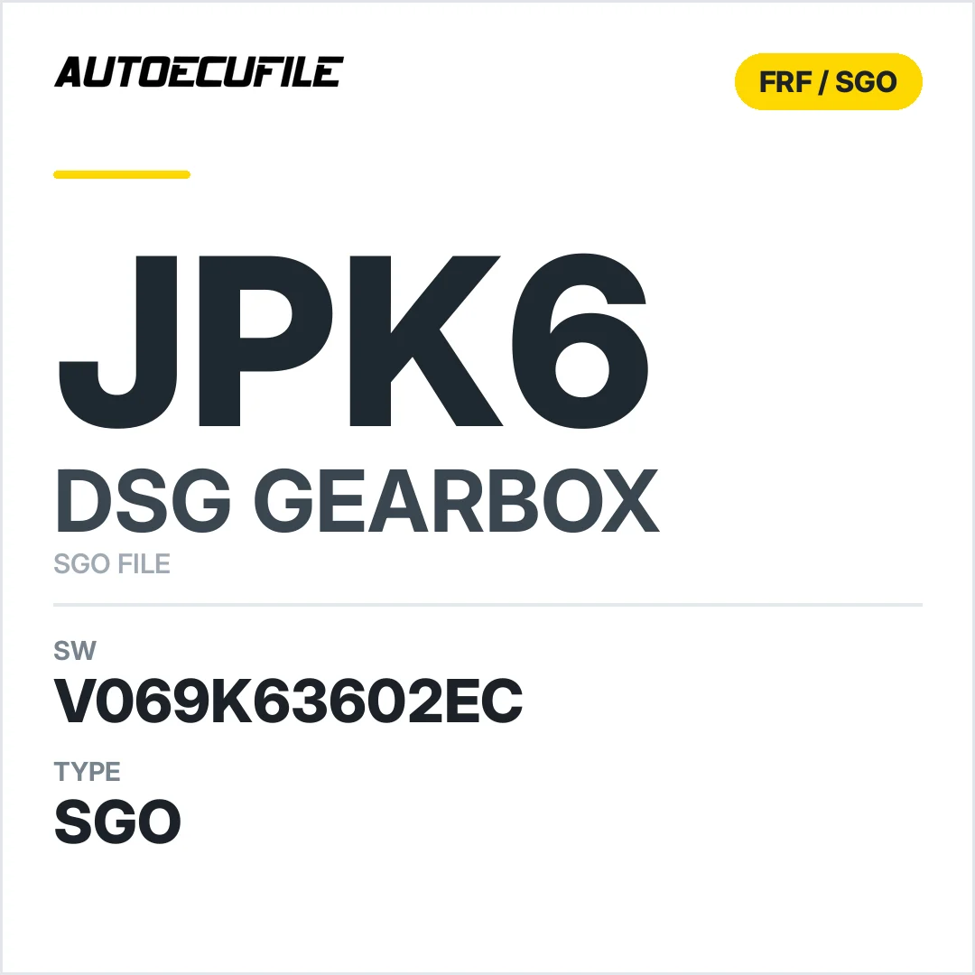 v069K63602ec  getriebe DSG jPK6 sw SGO FILE
