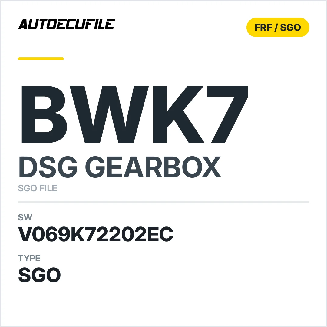 v069K72202ec  getriebe DSG bWK7 sw SGO FILE