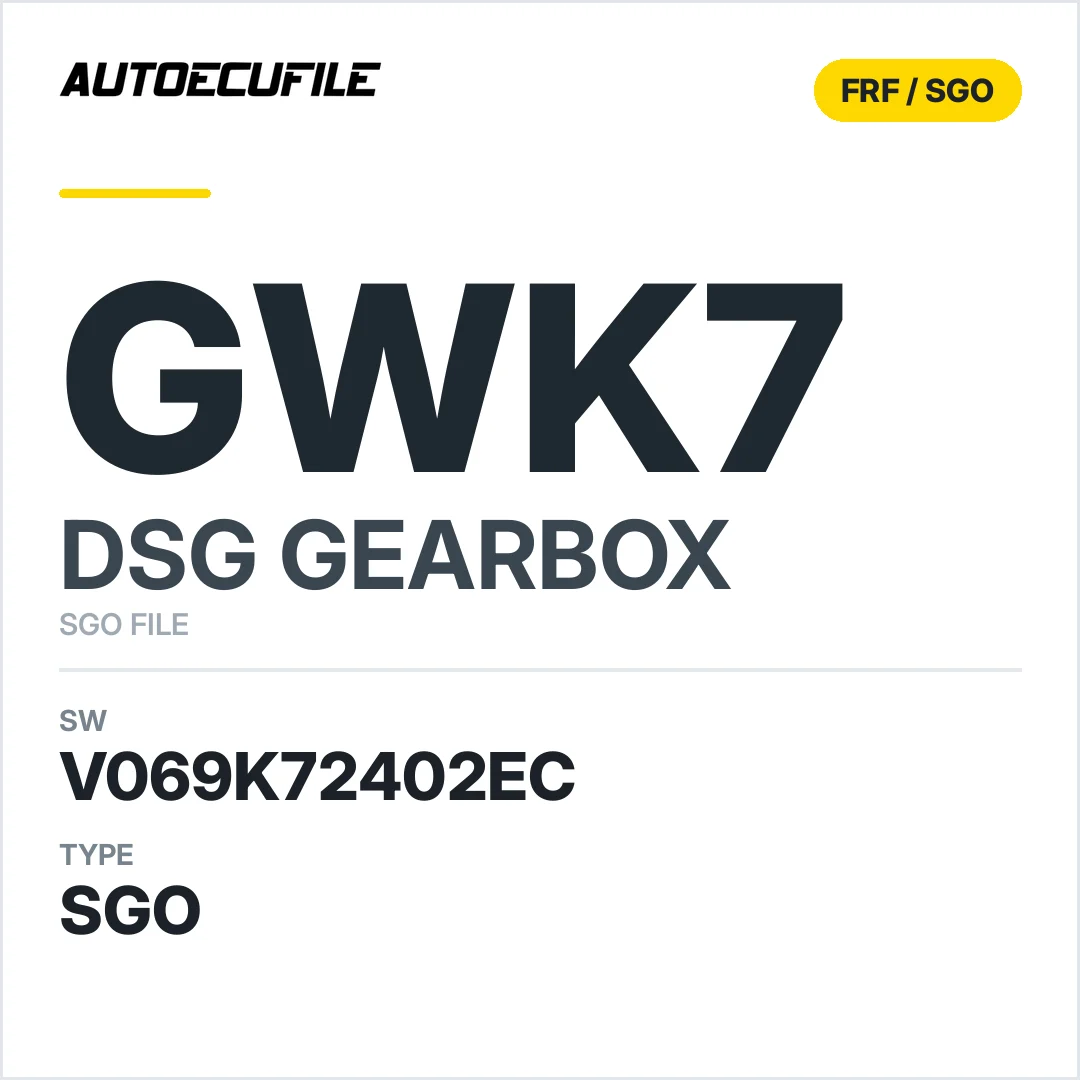 v069K72402ec  getriebe DSG GWK7 sw SGO FILE