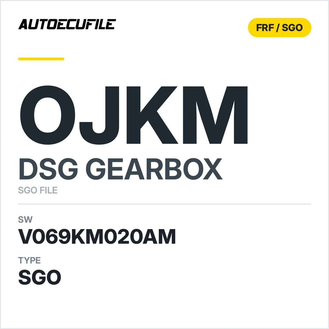 v069KM020AM   getriebe DSG OJKM sw SGO FILE