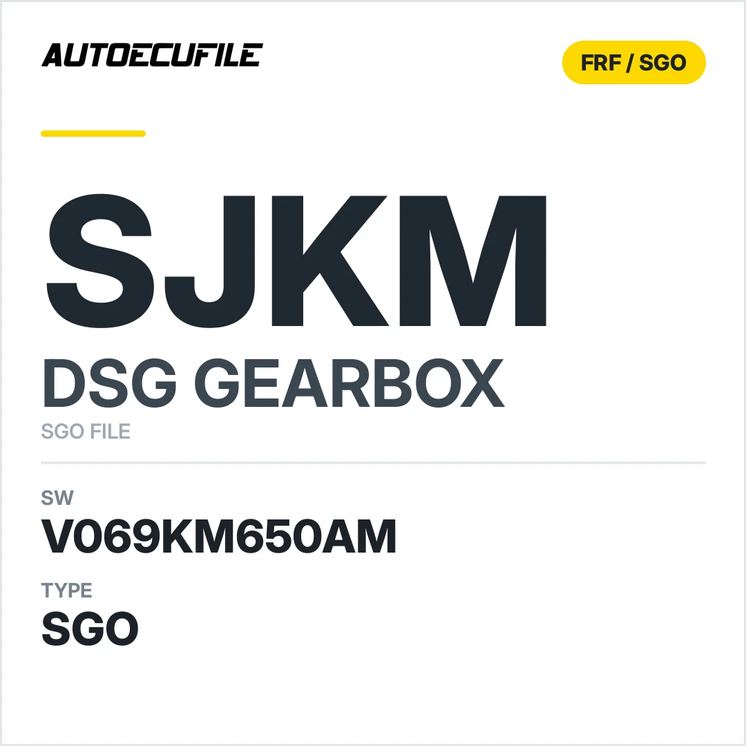 v069KM650AM   getriebe DSG sJKM sw SGO FILE