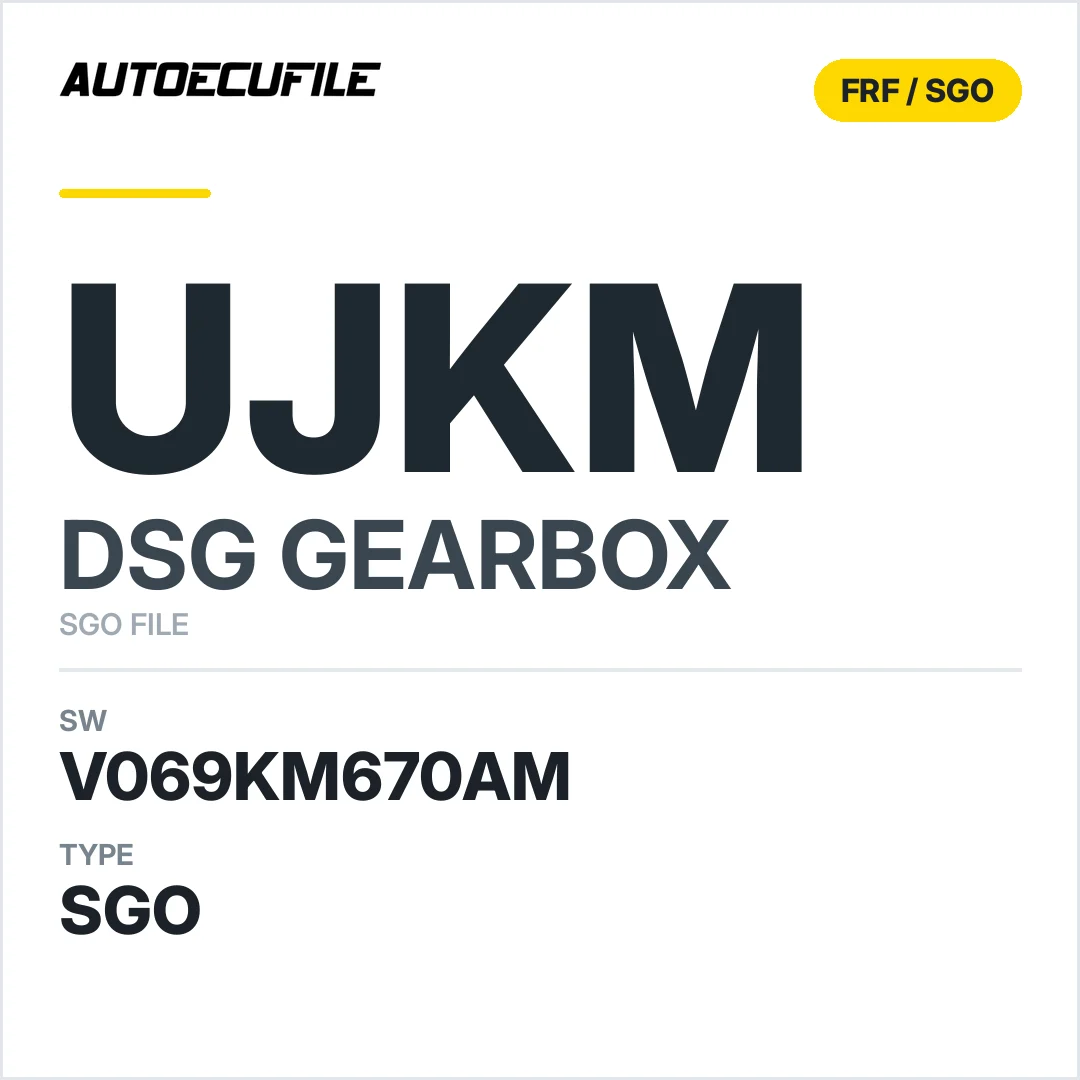 v069KM670AM   getriebe DSG UJKM sw SGO FILE